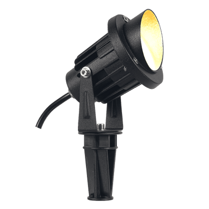Black 7W Low Voltage LED Directional Outdoor Landscape Spotlight Narrow Beam CD75 Image