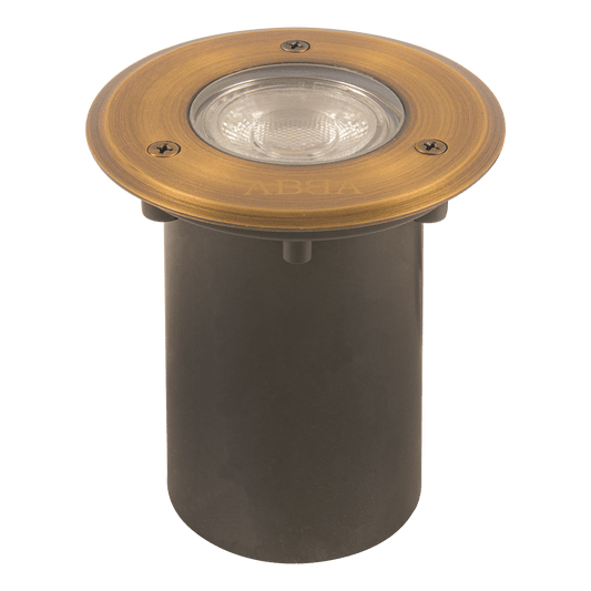 Underground Light UNB12 Cast Brass Low Voltage Round LED In-ground Light IP65 Waterproof Image
