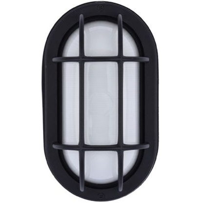 Euri Lighting 8.5 in. LED Oval Cage Bulk Head Fixture
