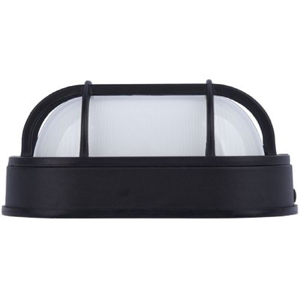 Euri Lighting 8.5 in. LED Oval Cage Bulk Head Fixture