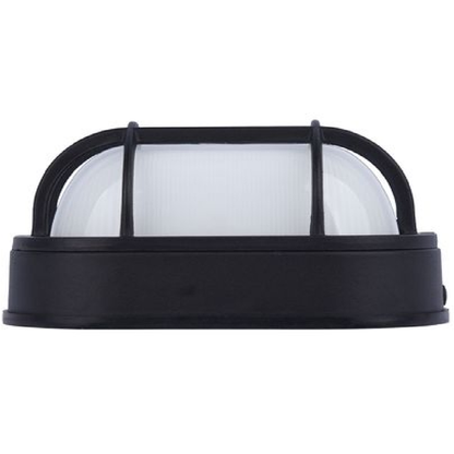 Euri Lighting 8.5 in. LED Oval Cage Bulk Head Fixture