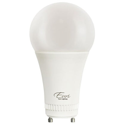 Euri Lighting LED A21 GU24 Bulb – 17W (100W Equivalent), 2700K Soft White, High CRI 90+, Dimmable, Enclosed Fixture Rated