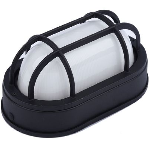 Euri Lighting 8.5 in. LED Oval Cage Bulk Head Fixture