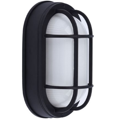 Euri Lighting 8.5 in. LED Oval Cage Bulk Head Fixture
