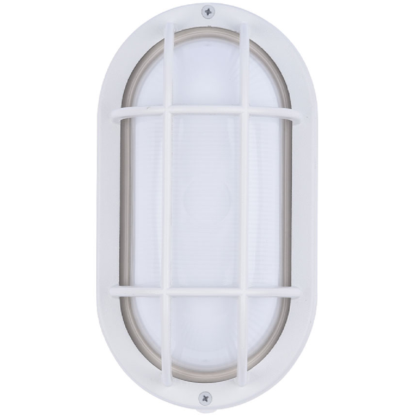 Euri Lighting 8.5 in. LED Oval Cage Bulk Head Fixture