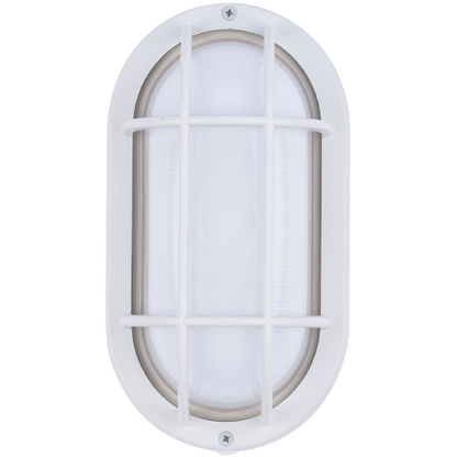 Euri Lighting 8.5 in. LED Oval Cage Bulk Head Fixture