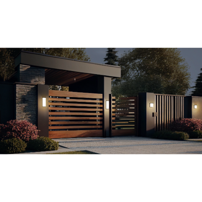 Euri Lighting Selectable LED Decorative Wall Pack