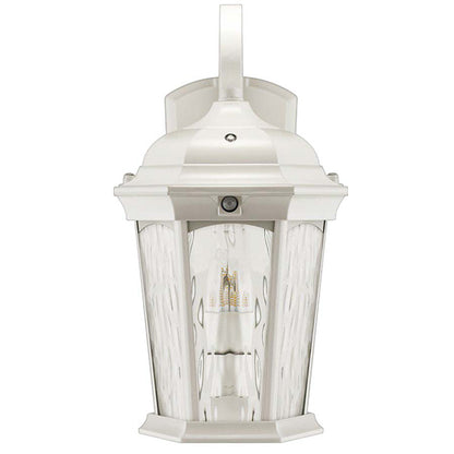 Euri Lighting 14.5 in. LED Outdoor Flame Lantern Wall Sconce