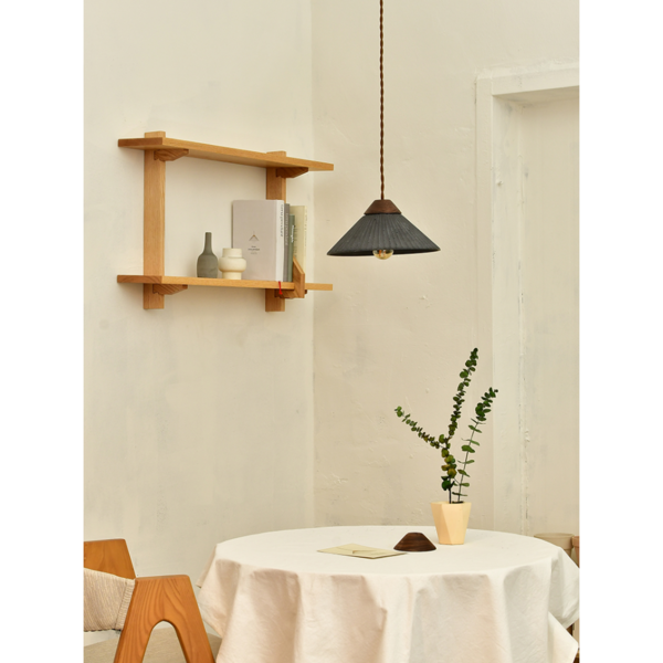 Euri Lighting Summit Mountain 10" Artisan Concrete Pendant – Gray Finish