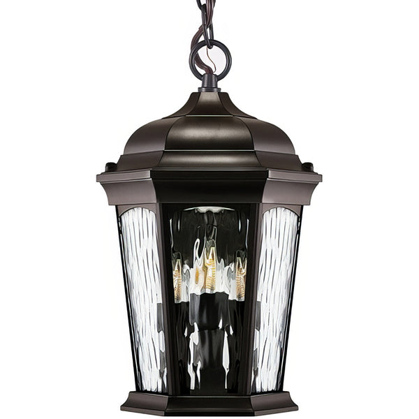Euri Lighting 13 in. x 7 in. LED Outdoor Pendant Fixture