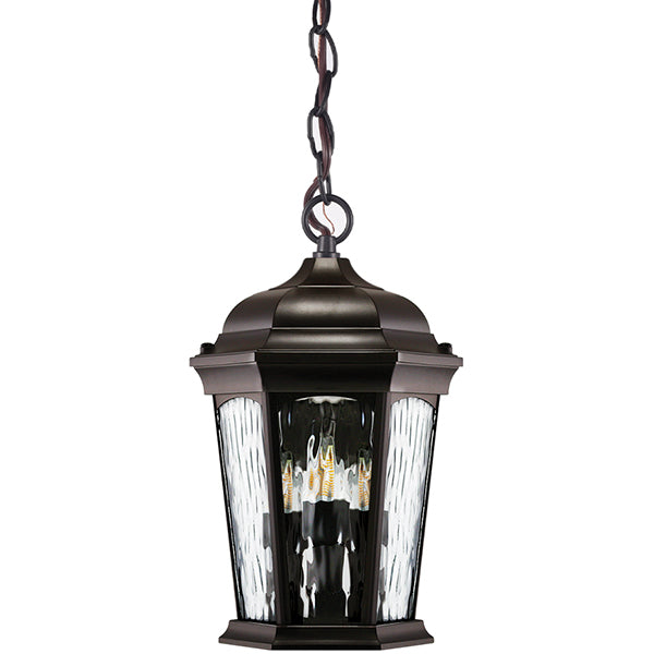 Euri Lighting 13 in. x 7 in. LED Outdoor Pendant Fixture