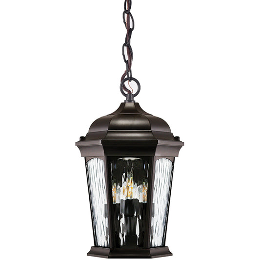 Euri Lighting 13 in. x 7 in. LED Outdoor Pendant Fixture