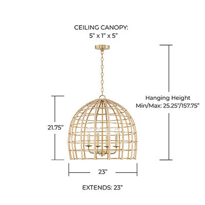Capital Lighting — Wren Large Pendant