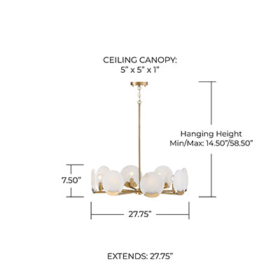 Oriya Small Chandelier