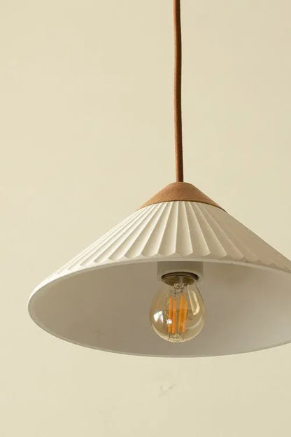 Summit Mountain Pendant Light, Cream White