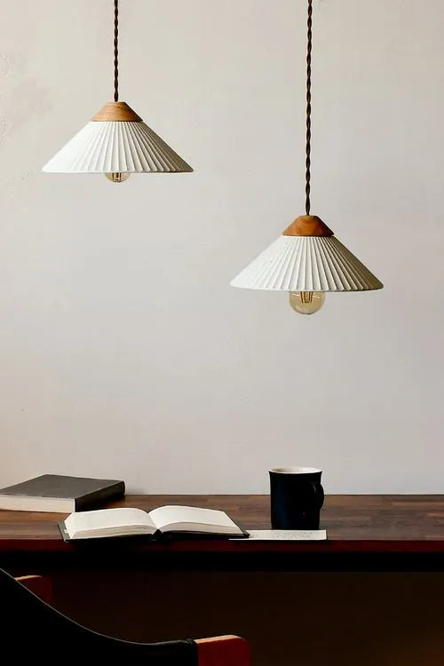Summit Mountain Pendant Light, Cream White