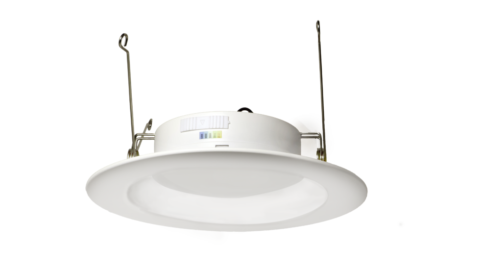 6" LED Retrofit Downlight | Smooth Trim | 5CCT Selectable | 1100 Lumens