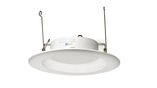 6" LED Retrofit Downlight | Smooth Trim | 5CCT Selectable | 1100 Lumens