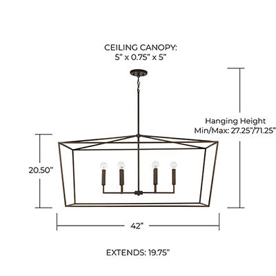 Thea Linear Chandelier