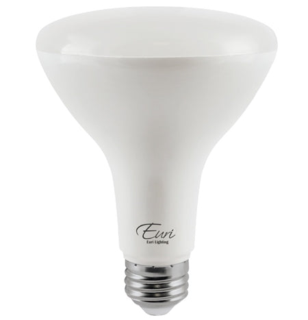 Euri Lighting BR30 LED Bulb – 9W (65W Equivalent), 4000K Cool White, 810 Lumens, High CRI 90, Dimmable, E26 Base