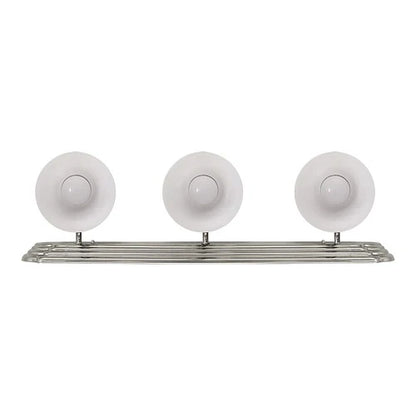 Euri Lighting Integrated LED Vanity Light with Alabaster Glass Shades – 24"