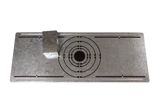 MW Lighting — Universal Mounting Plate for 2”-8” LED Recessed Lights with Junction Box Compatibility