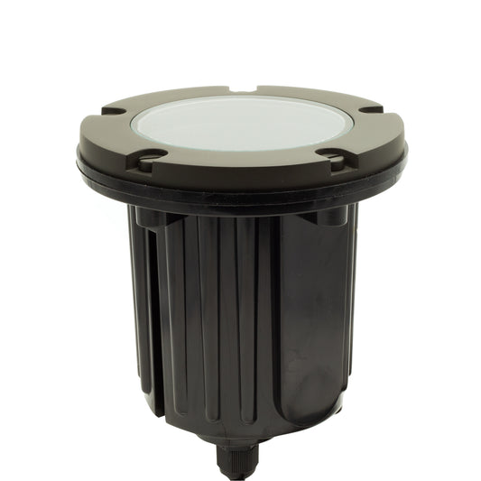 JET In-Ground Landscape Light – Dark Brass MR16 Fixture