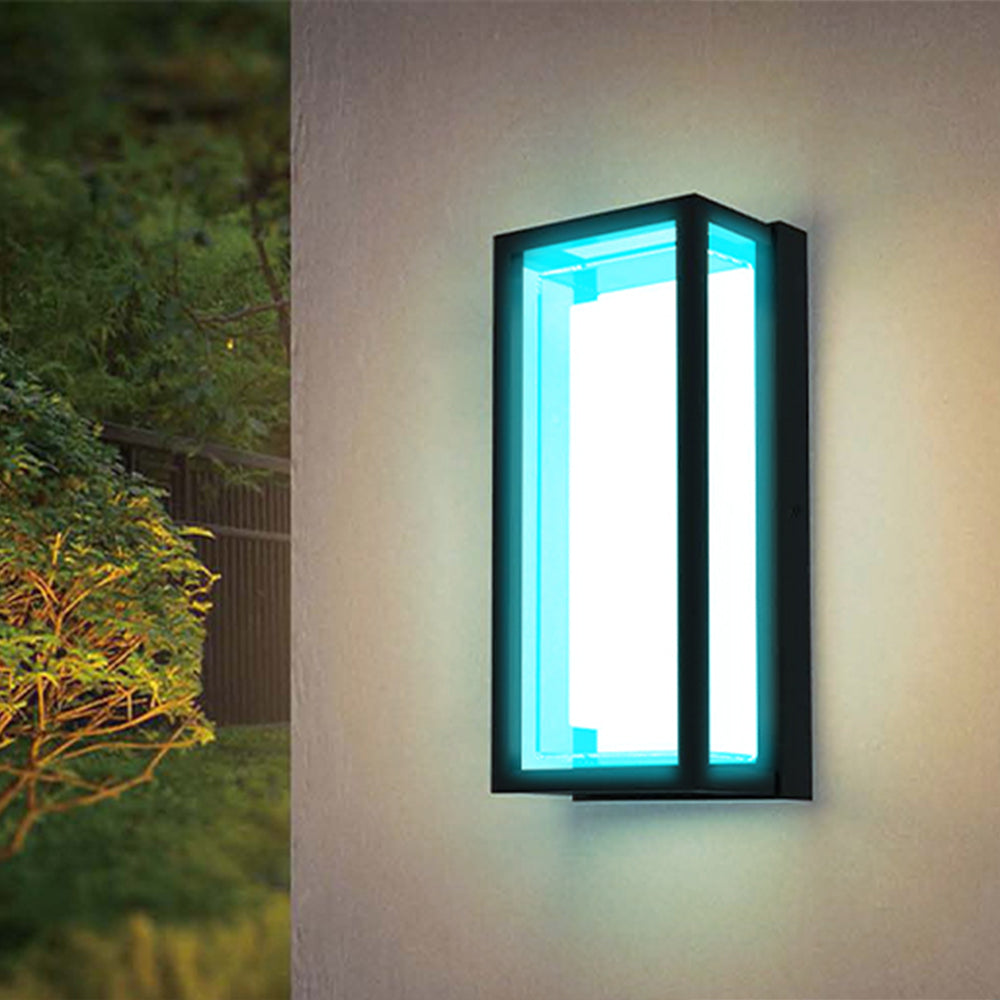 Euri Lighting 12 in. Smart LED Outdoor Wall Sconce
