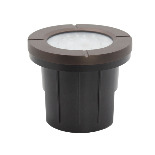 LED Landscape Well Light – Die-Cast Aluminum, IP65 Waterproof, Open Flat Top Outdoor Lighting