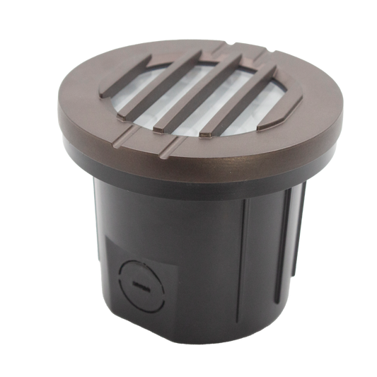 LED Landscape Well Light – Die-Cast Aluminum, IP65 Waterproof, Louver Top Outdoor Lighting