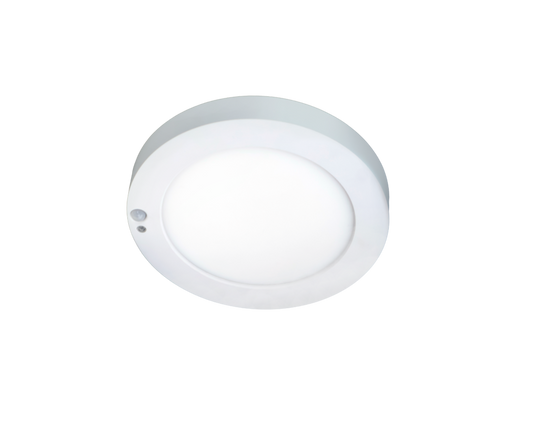 Surface Mount LED Light with Motion Sensor – 5CCT, White Trim, Energy Star Certified