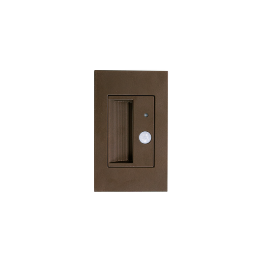 LED Step Light with Motion Sensor & Photocell – Die-Cast Aluminum, IP65, 120V