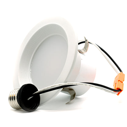 Round Adjustable Color Temp Dimmable Recessed Light Retrofit Kit