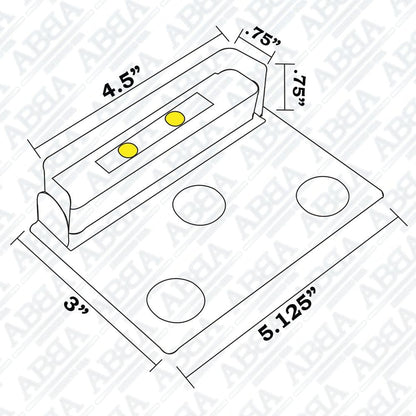 Edge Light STB01 1W Small Low Voltage Hardscape Paver Light Retaining Wall LED Step Lighting STB01 Image