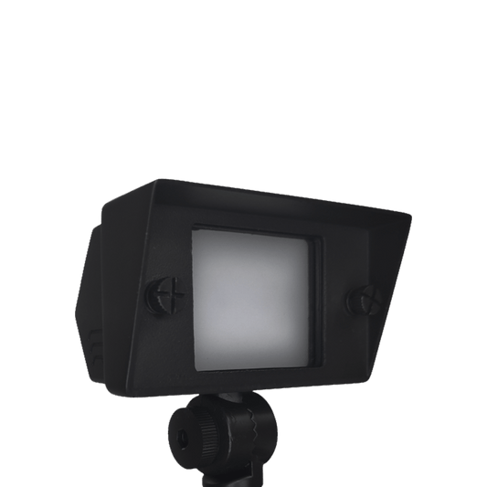 Dark Brass Cast Brass Adjustable LED Flood Light with Selectable Color Temp Image