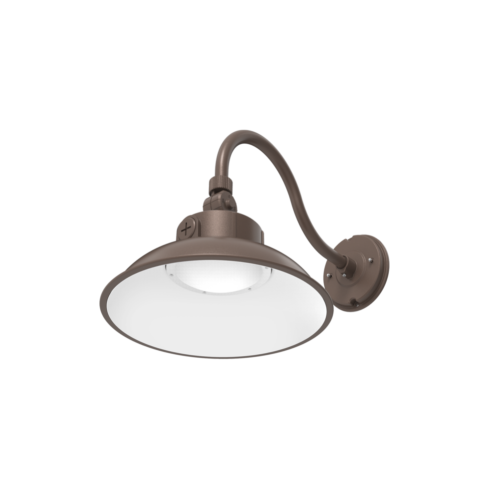 Gooseneck LED Barn Light with Photocell