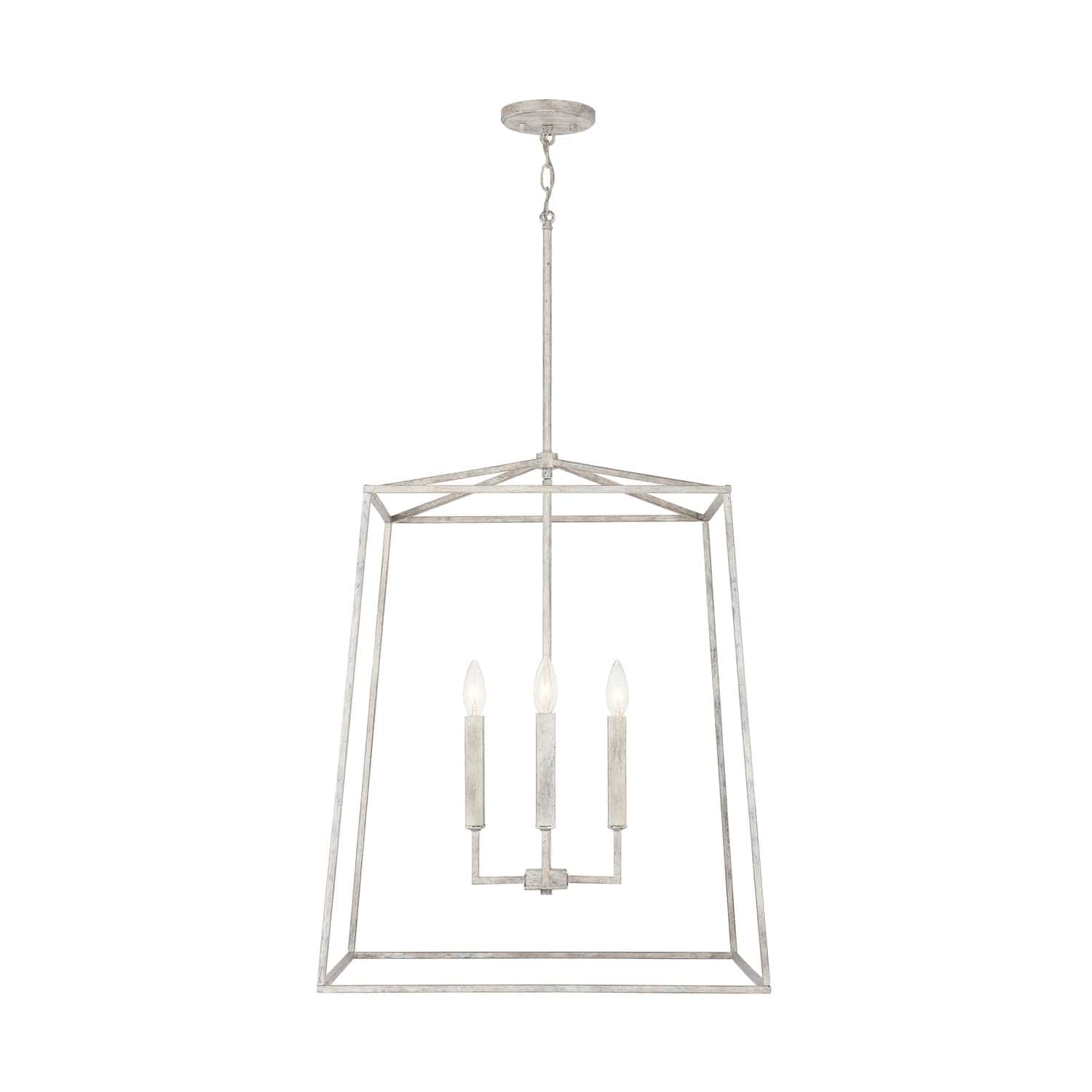 Hanging Light Mystic Sand (MS) Thea 4 Light Lantern Foyer 537643MS Image