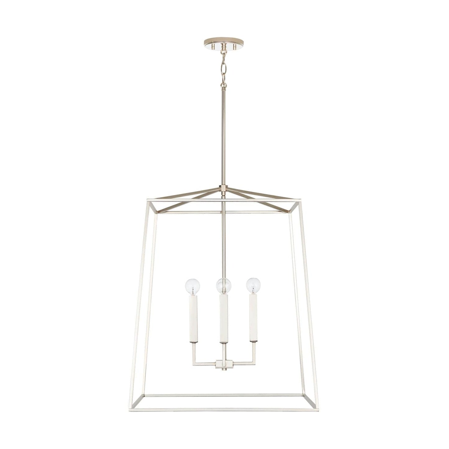 Hanging Light Polished Nickel (PN) Thea 4 Light Lantern Foyer 537643PN Image