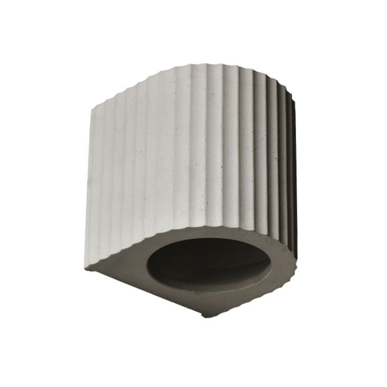 Euri Lighting Corinthian Artisan Concrete Wall Sconce – Cream White