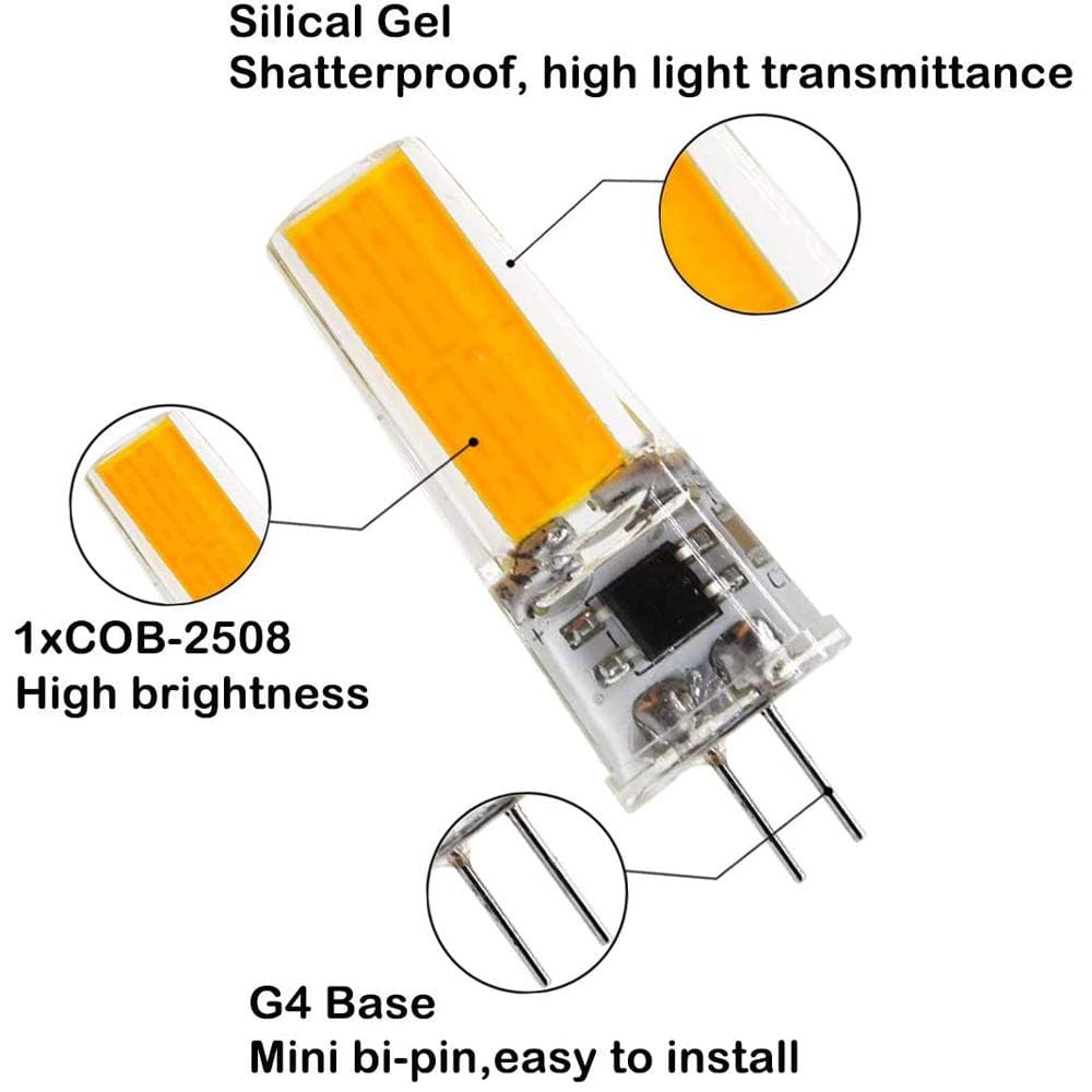 LED Bulb G4 Bi Pin LED Capsule 12V Bulb Energy Efficient Light IP65 Waterproof Image