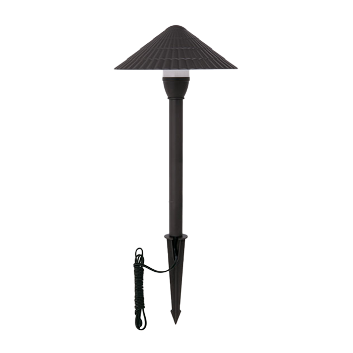 LED Umbrella-Shaped Bronze Landscape Pathway Light
