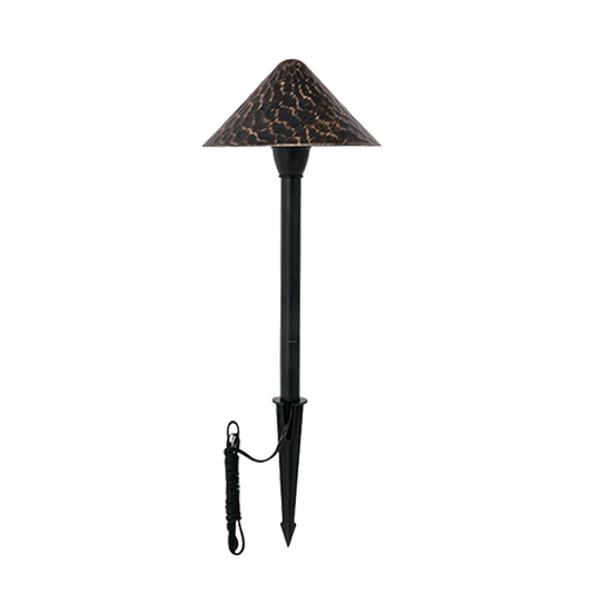 LED Umbrella-Shaped Bronze Landscape Pathway Light