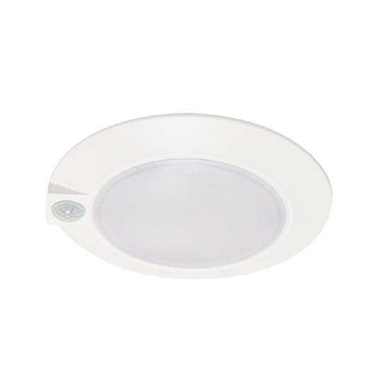 Surface Mount LED Light with Motion Sensor – 3000K Warm White, White Trim, Energy Star Certified