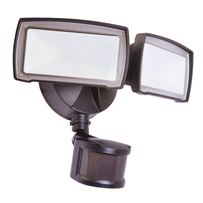 Square Twin Head LED Motion Sensor Security Light