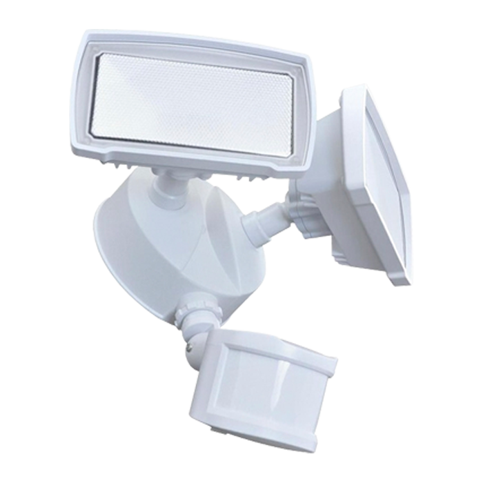 Square Twin Head LED Motion Sensor Security Light
