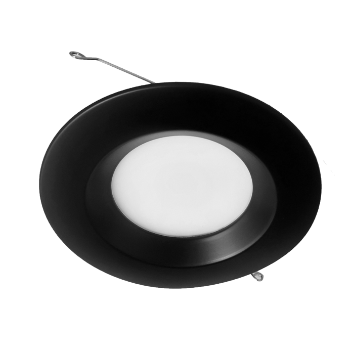 MW Lighting 6" Round LED Retrofit Downlight | 5CCT Selectable | Matte Black