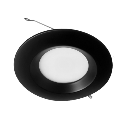 MW Lighting 6" Round LED Retrofit Downlight | 5CCT Selectable | Matte Black