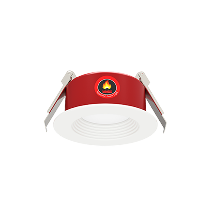 4" Fire Rated Canless Baffle – Airtight, Wet Location Rated, Recessed Lighting