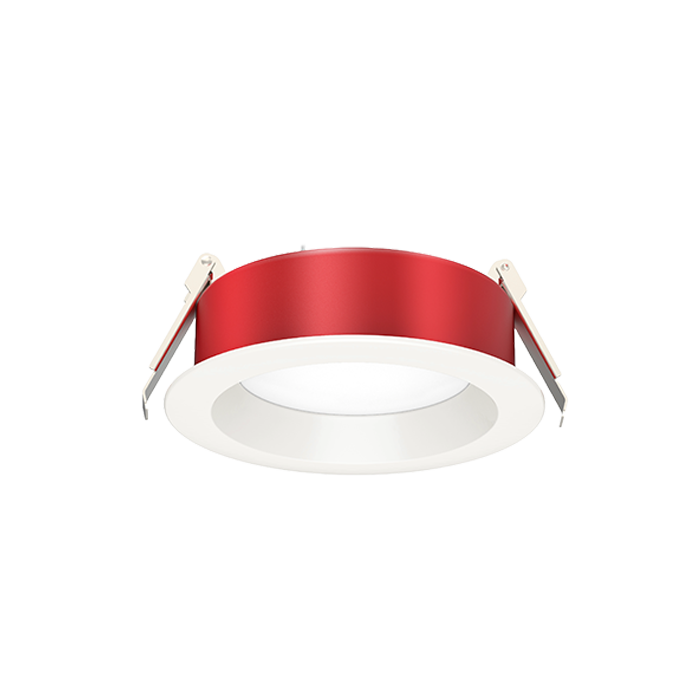 4" Fire Rated Canless Smooth Recessed Downlight – Airtight, Wet Location Rated