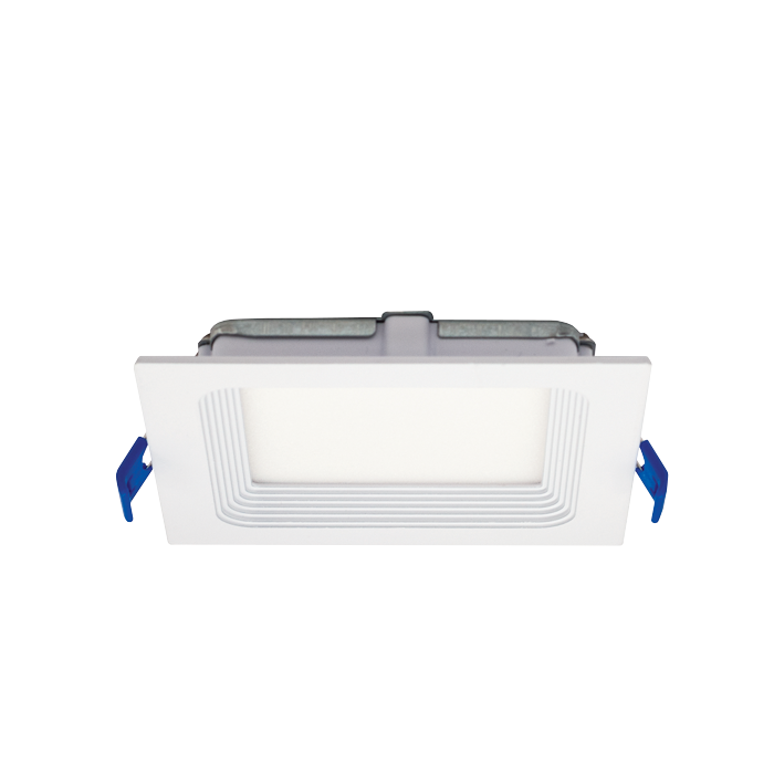 5CCT Square Canless Ultra-Slim LED Recessed Light, 120–347V Input – 90+ CRI, Wet Location Rated